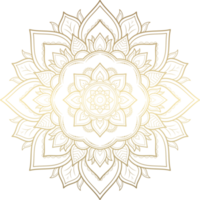 mandala para diseño dibujado a mano png