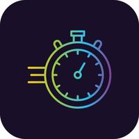 Chronometer Gradient Icon vector