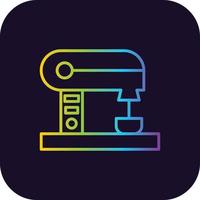 Mixer Gradient Icon vector