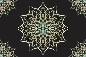 Mandala lace pattern design. Lace ornament design. Mandala background vector design.