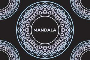 Frame mandala design. Mandala pattern background design. vector