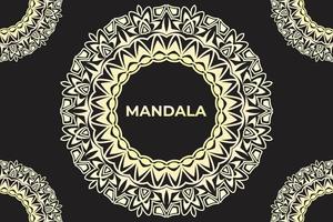 Frame mandala design. Mandala pattern background design. vector