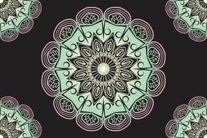 Mandala design. Ornamental round pattern design. vector