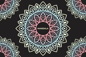 Frame mandala design. Mandala pattern background design. vector