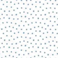 Vector seamless polka-dot pattern on white background.