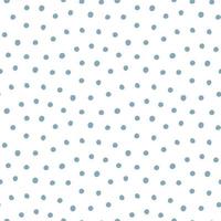 Vector seamless polka-dot pattern on white background.