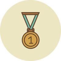 Medal Filled Retro vector