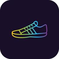 Sneakers Gradient Icon vector