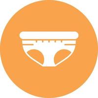 Diaper Outline Icon vector