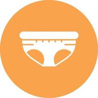 Diaper Outline Icon vector