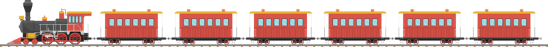 locomotiva a vapore d'epoca e vagone sulla ferrovia png