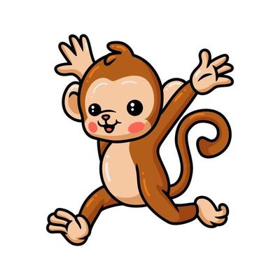 Baby Monkey Vector