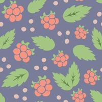 Raspberry soft violet pattern vector