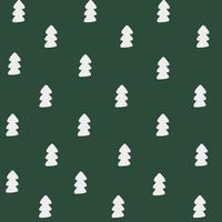 Christmas tree simple pattern vector