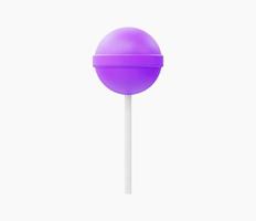 3d Realistic Lollipop vector illustration.