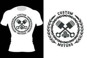 Custom Motors.Crazy Biker.Crazy Squad Biker.Ride to Live Live to Ride.Motorcycle T-Shirt Design vector