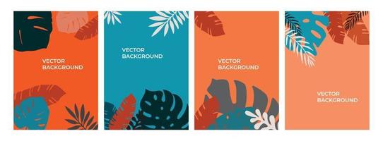 Vector set abstract backgrounds with copy space for text , banners, posters, cover design templates