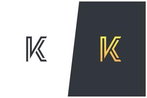 K Letter Logo Vector Concept Icon Trademark. Universal K Logotype Brand