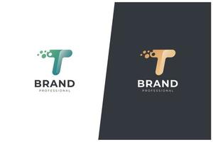 T Letter Logo Vector Concept Icon Trademark. Universal T Logotype Brand