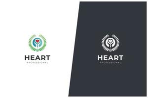 Health And Wellness Vector Logo Concept Design