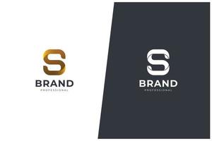 S Letter Logo Vector Concept Icon Trademark. Universal S Logotype Brand