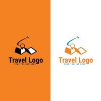 Travel logo template. travel agency and tour guide