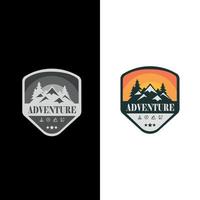 Logo for Camping Mountain Adventure, Mountain Camping Gift, Camping and outdoor adventure emblems