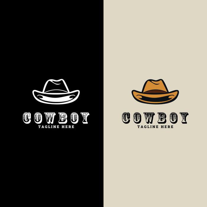Cowboy Hat Logo Vector Art, Icons, and Graphics for Free Download