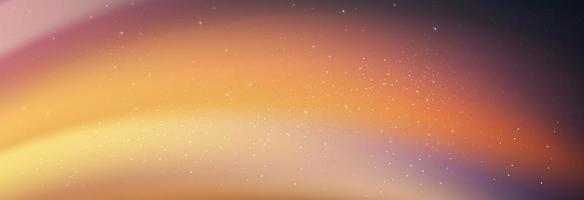 Night Sky with Stars Shining and Comet falling, Landscape Dramatic Milky Way with orang, pink colour,Universe with Space background of galaxy.Vector banner Star field in dusk sky for travel background vector