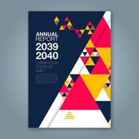 minimal geometric shapes design background for business annual report book cover brochure flyer poster vector