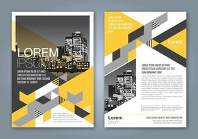 minimal geometric shapes design background for business annual report book cover brochure flyer poster vector