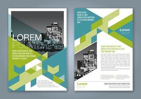 fondo de diseño de formas geométricas mínimas para informe anual de negocios portada de libro folleto folleto cartel vector