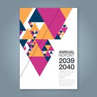 minimal geometric shapes design background for business annual report book cover brochure flyer poster vector