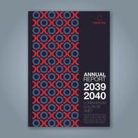 Abstract minimal geometric circle background for business annual report book cover brochure flyer poster vector