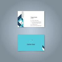 Modern trendy business card design template. Vector abstract creative business cards.