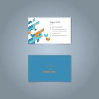 Modern trendy business card design template. Vector abstract creative business cards.