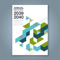 minimal geometric shapes design background for business annual report book cover brochure flyer poster vector