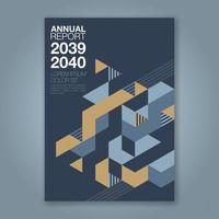 minimal geometric shapes design background for business annual report book cover brochure flyer poster vector