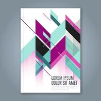 minimal geometric shapes design background for business annual report book cover brochure flyer poster vector