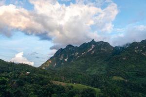 Green mountain view at Chiang Dao photo