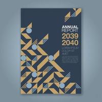 minimal geometric shapes design background for business annual report book cover brochure flyer poster vector