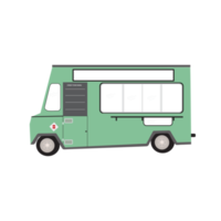 camion verde su sfondo trasparente png
