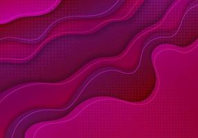 Abstract gradient red and pink decorative style template. Overlapping style with circle dots halftone background. vector