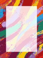 abstract painting background design with blank space vector