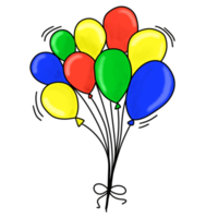 Group of balloons png