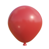 Ilustración 3D de globos para la independencia. png