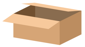 brown paper box png file