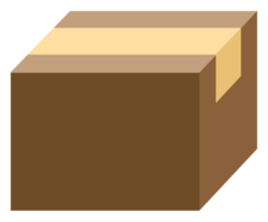 brown paper box png file