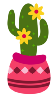 cute bright cactus png file