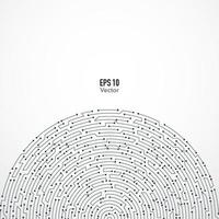 circle electronic pattern vector